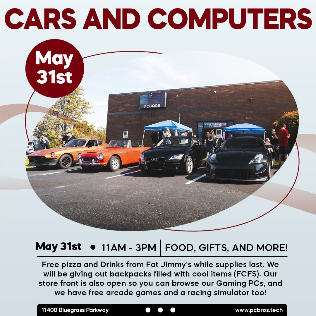 PCBros Car Show May 31st 2025