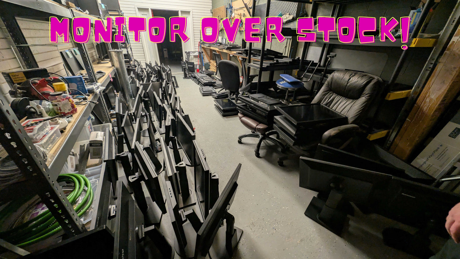 We have TONS of monitors!