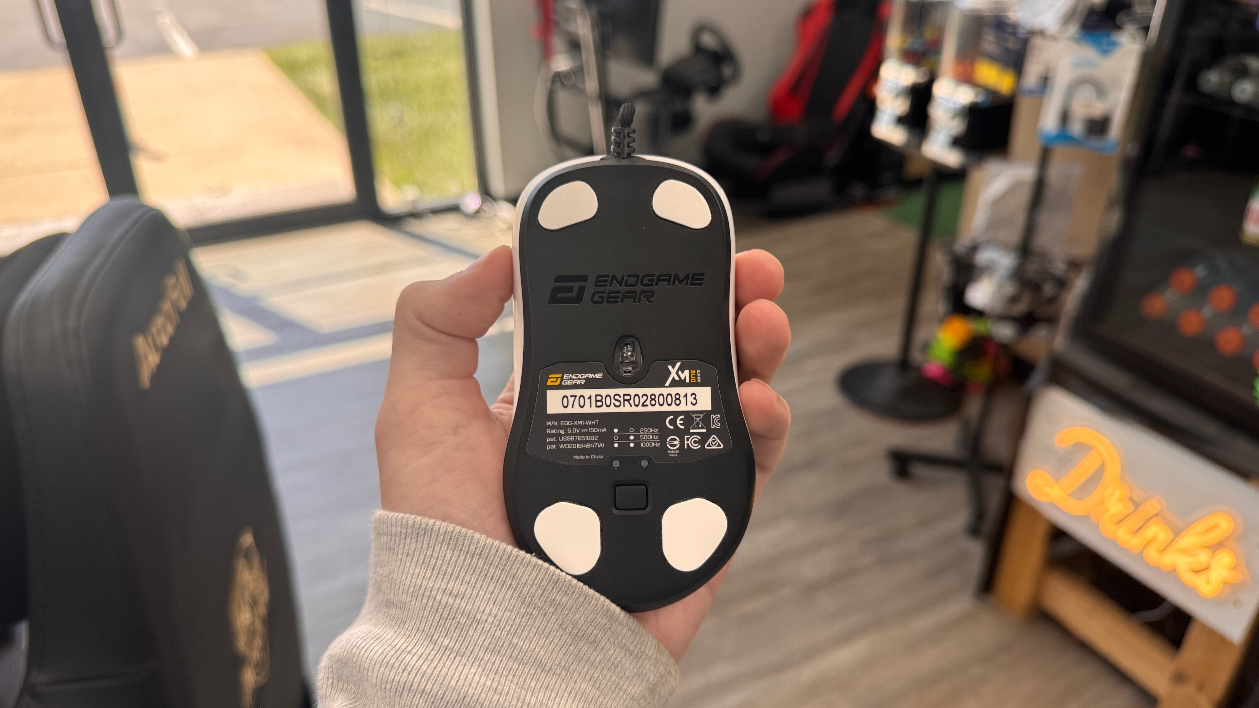 Endgame Gear - XM One White Wired Gaming Mouse