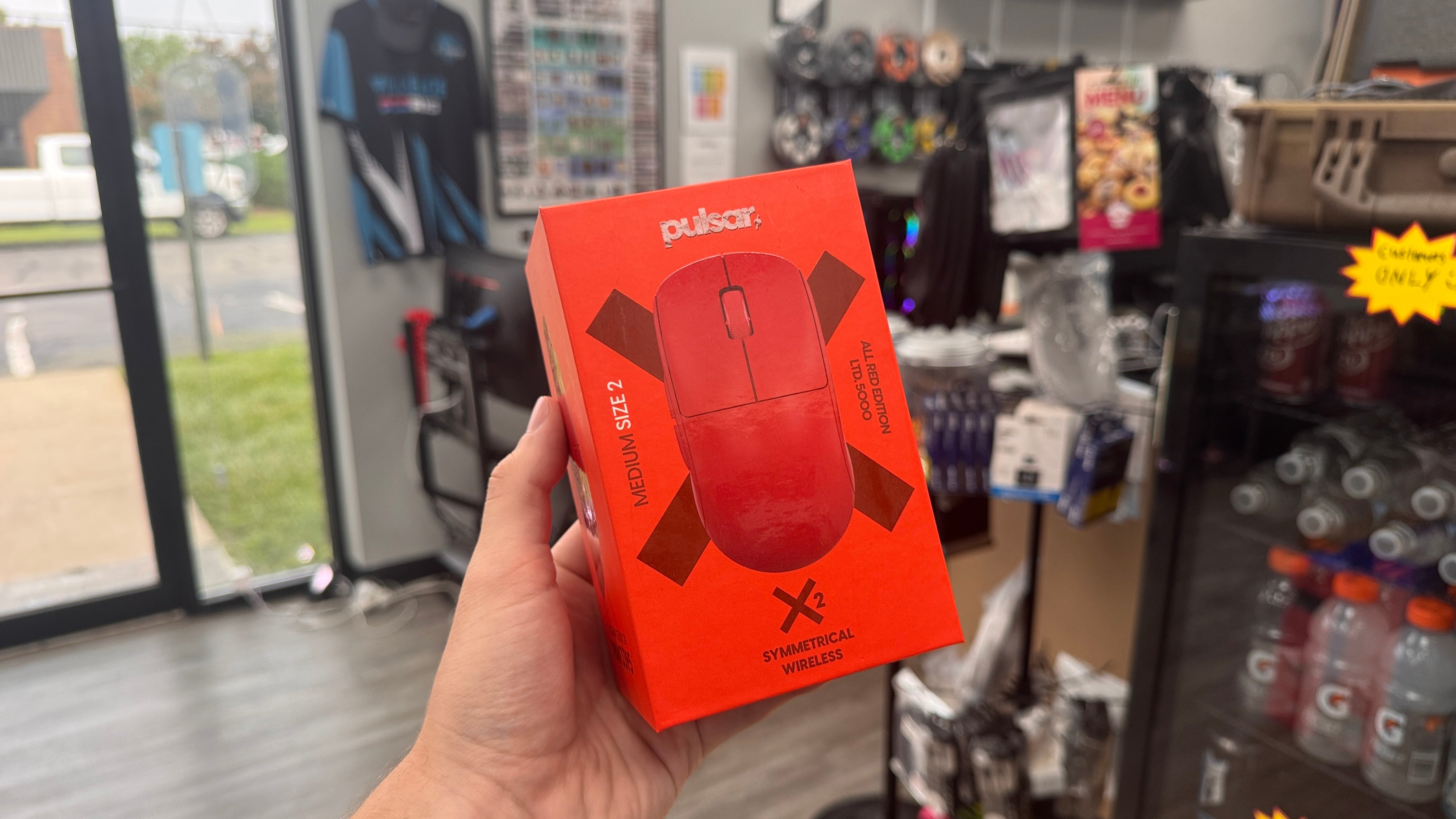 Pulsar X2 Red - Medium Size 2 Gaming Mouse