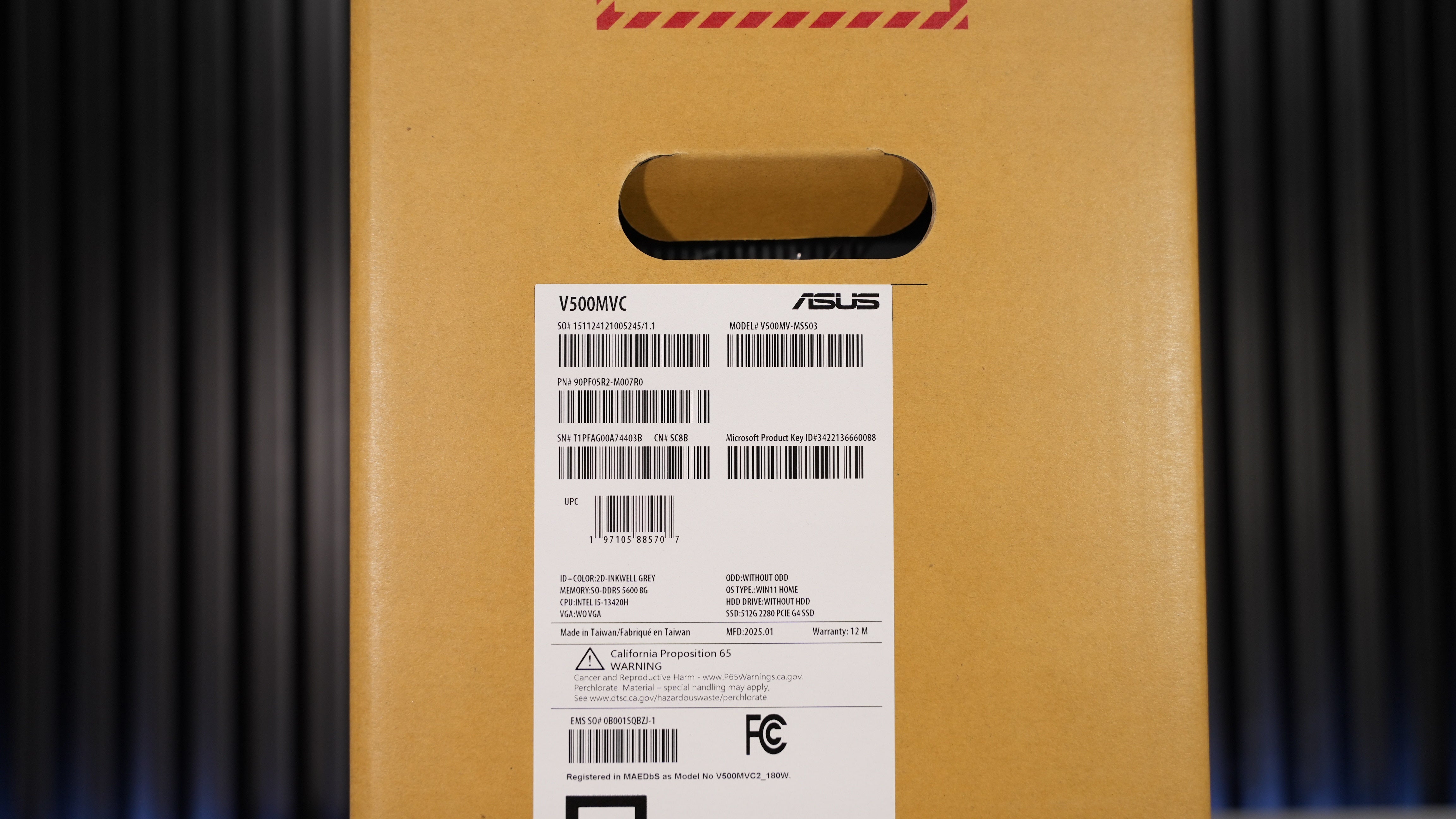Intel i5 13420H - Asus V500MVC PC Tower