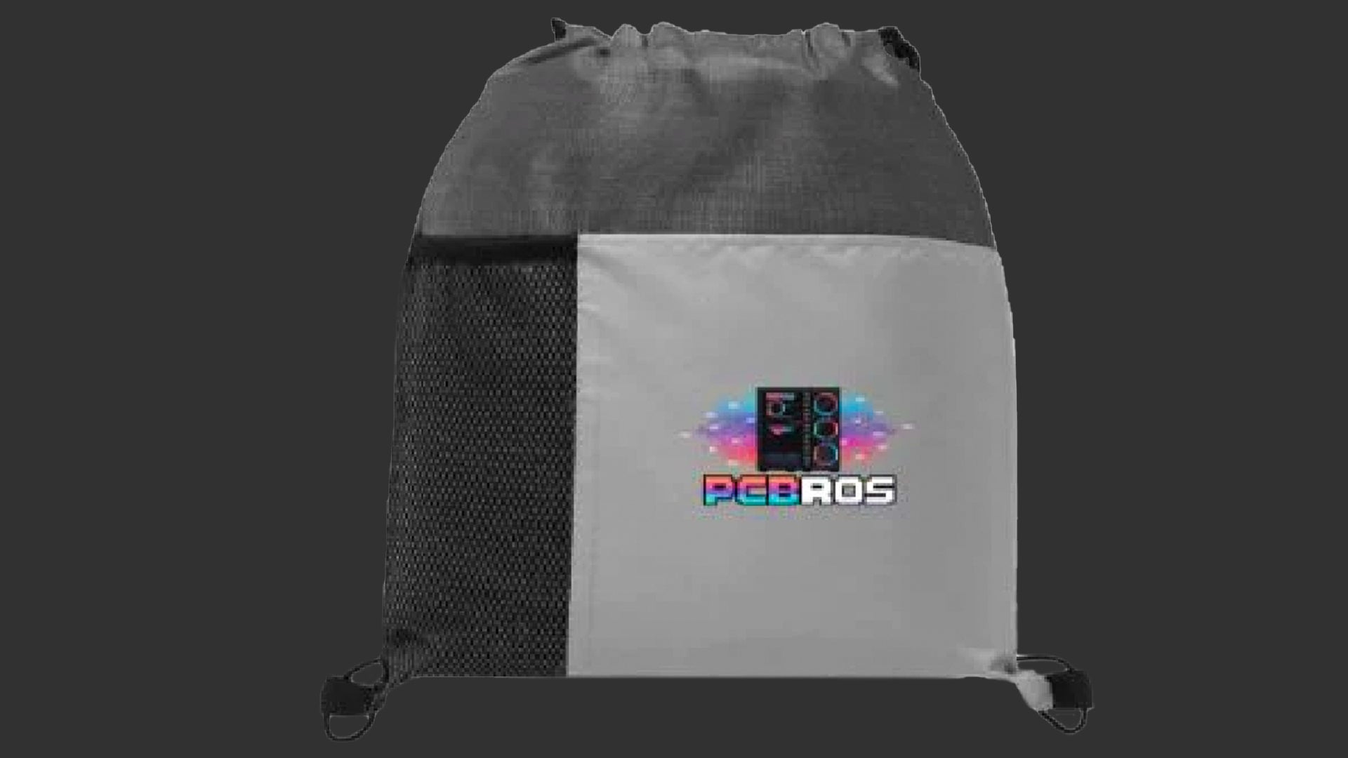 PCBros Drawstring Backpack with Bottle Holder